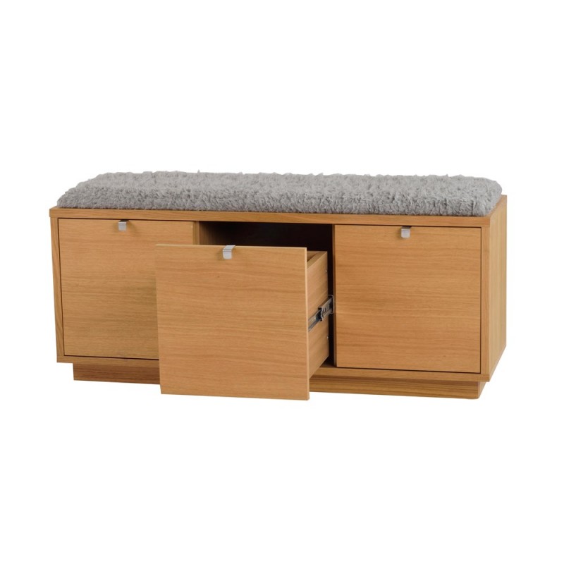 RO Confe Bench 3 Drawers Oak/Ash